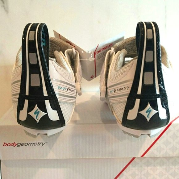 NWB Specialized Trivent Triathlon Cycling Shoes White Aqua 6.5 - Picture 8 of 14